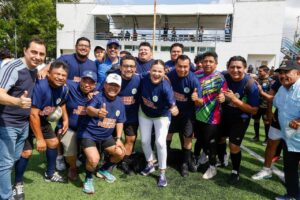Fútbol y convivencia para papás del Ayuntamiento de Mérida