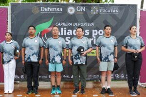 Guardia Nacional celebra aniversario con carrera en Mérida