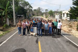 San José Tzal estrena calles gracias a Cecilia Patrón