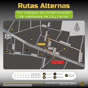 Modernización vial provoca cierres parciales en periférico