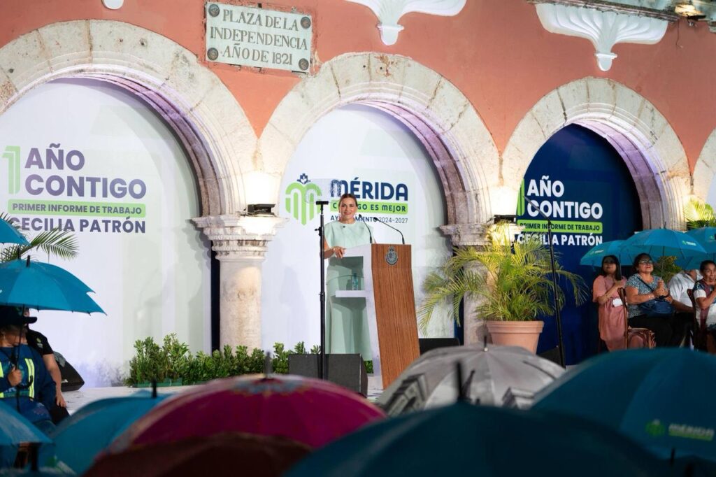 Cecilia Patrón rinde cuentas y resultados a Mérida Cecilia Patrón rinde cuentas y resultados a Mérida