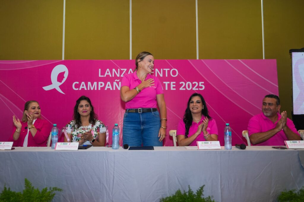 Cecilia Patrón refuerza lucha contra cáncer de mama