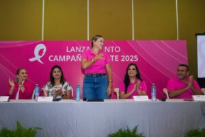 Cecilia Patrón refuerza lucha contra cáncer de mama