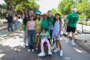 Rodada inclusiva reúne familias en Día de la Parálisis Cerebral