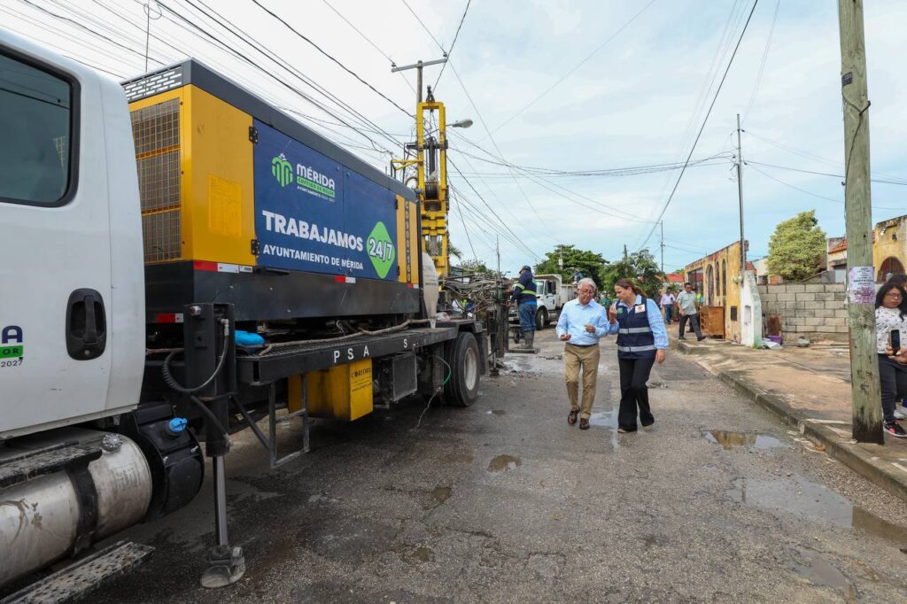 Mérida refuerza limpieza y bacheo ante temporada de lluvias