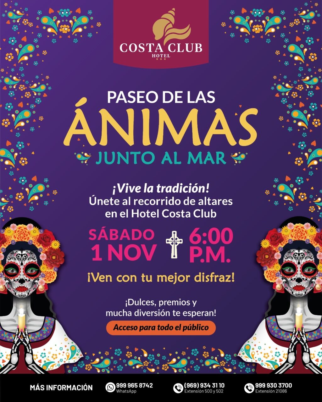 Yucatán honra a sus fieles difuntos junto al mar