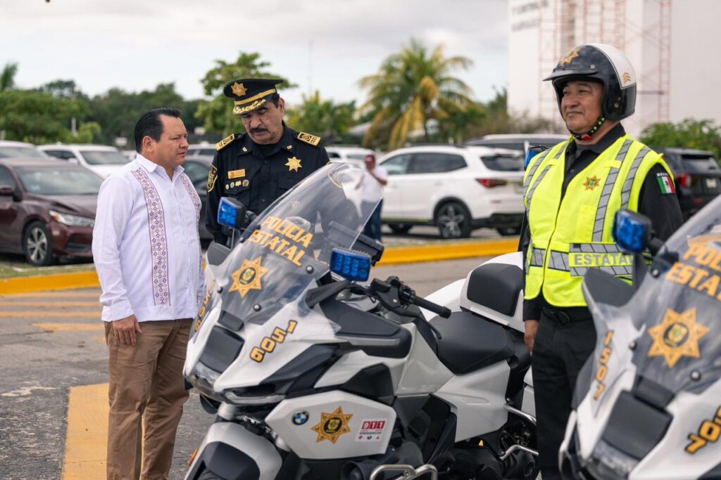 Más equipo policial para reforzar seguridad en Yucatán