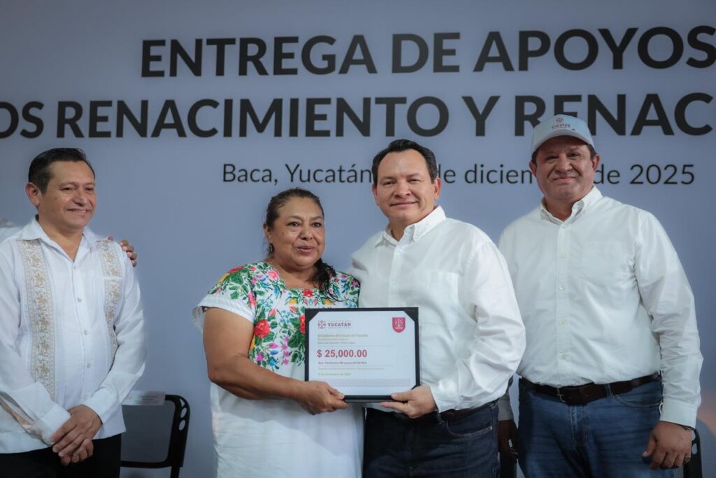Renacer Ganadero y Caminos Renacimiento benefician a Yucatán