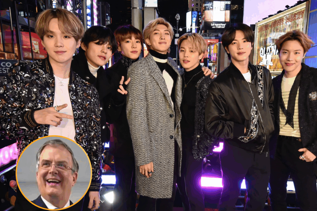 Ebrard anuncia gira de BTS en México tras encuentro viral