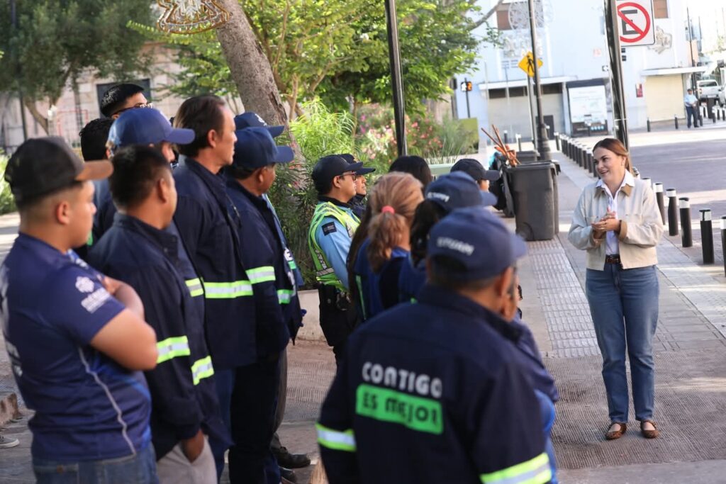 Cecilia Patrón refuerza limpieza y orden urbano