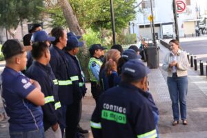 Cecilia Patrón refuerza limpieza y orden urbano