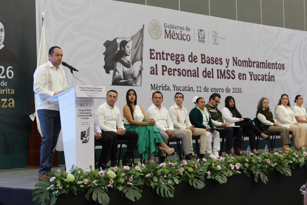 Reconocen labor médica con 124 bases IMSS en Yucatán