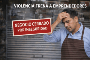 Inseguridad frena el sueño emprendedor