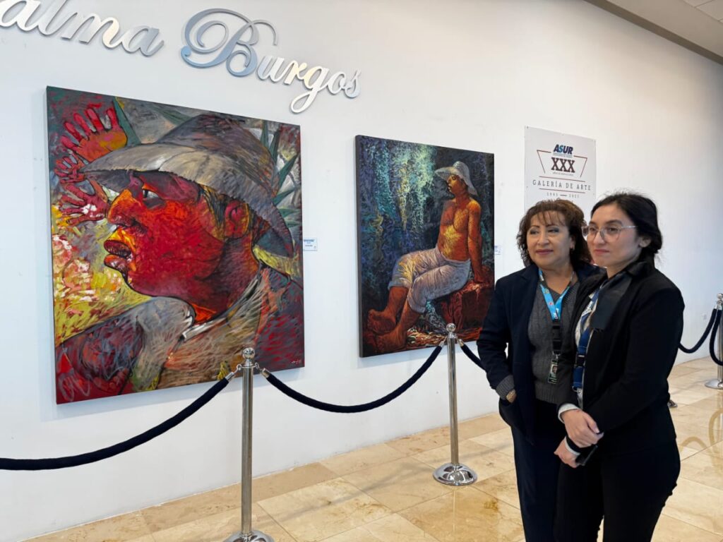 Galería del Aeropuerto exhibe Pincel de Luz