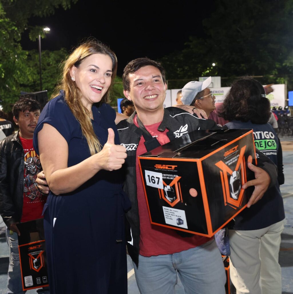 Mérida refuerza seguridad de motociclistas trabajadores