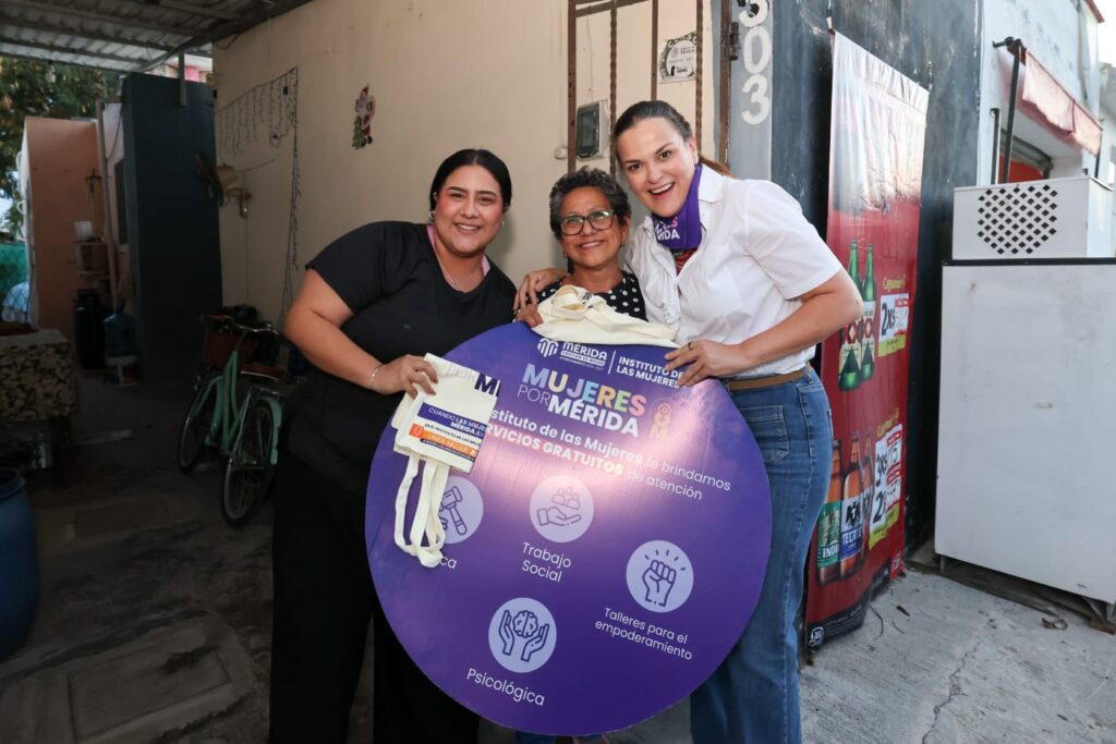 Cecilia Patrón destaca políticas para mujeres en Mérida