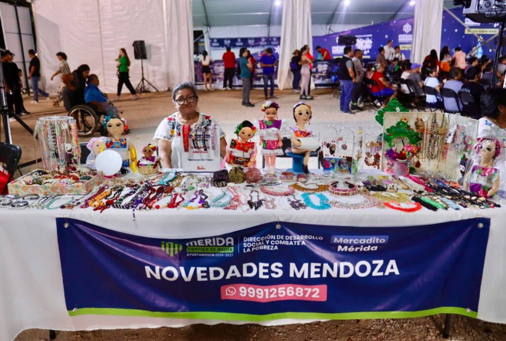 Mérida apoya emprendedores con Expo Mercadito