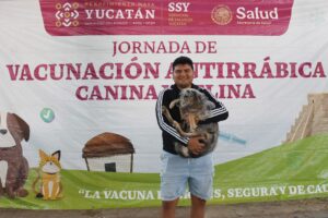 Yucatán fortalece prevención con vacunación antirrábica