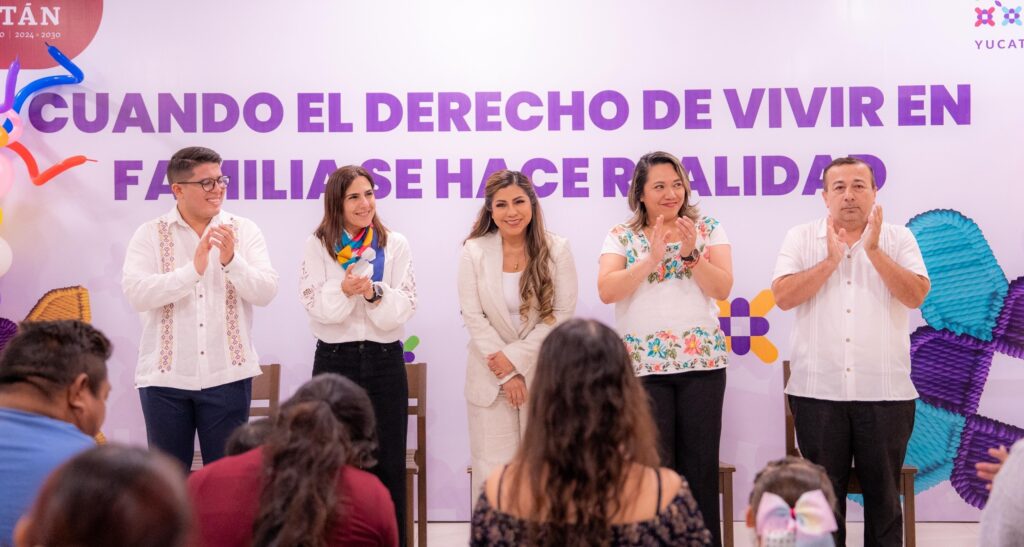 DIF Yucatán fortalece derecho a vivir en familia