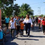 Cecilia Patrón encabeza apoyo en San Luis Sur tras incendio
