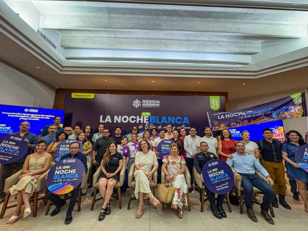 Mérida activa operativo para La Noche Blanca