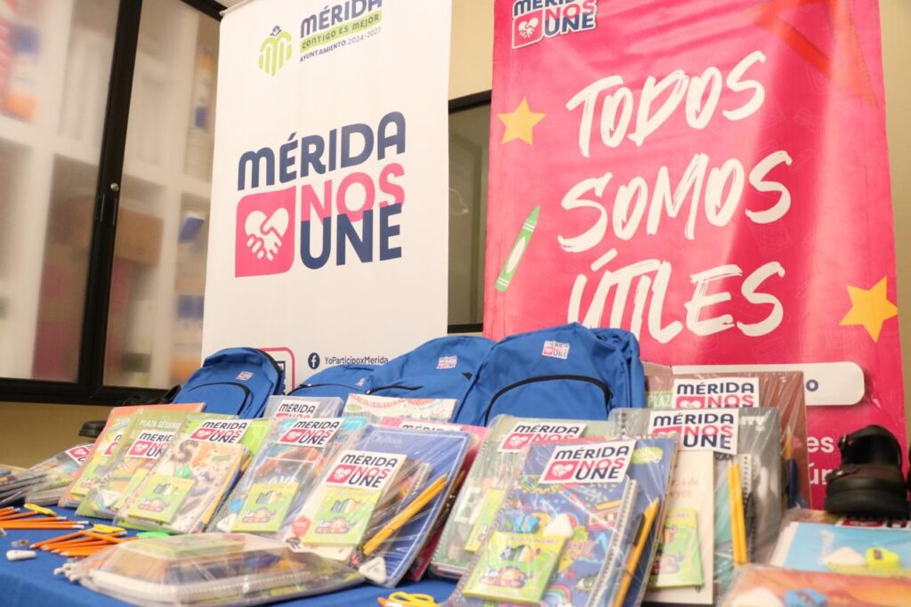 Ayuntamiento de Mérida promueve solidaridad estudiantil