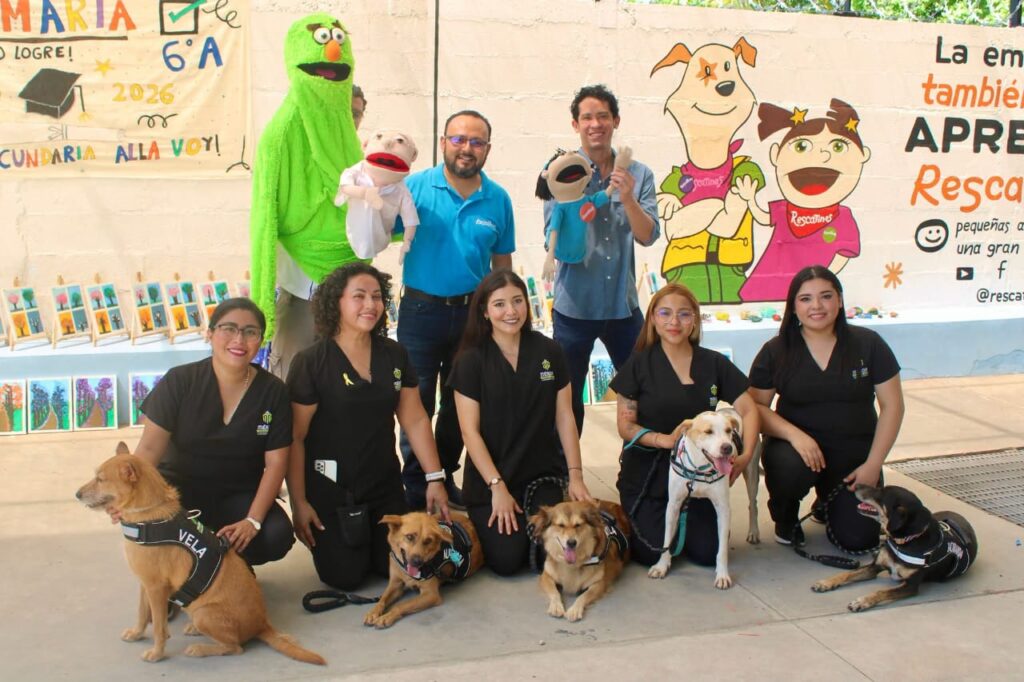 Cecilia Patrón lleva empatía animal a escuelas