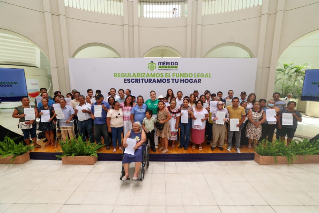 Cecilia Patrón cumple con escrituras para comisarías