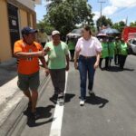 Cecilia Patrón supervisa nuevas obras viales
