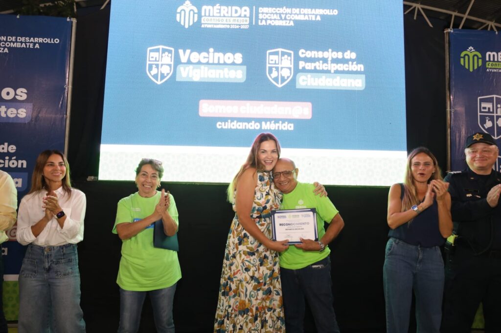 Cecilia Patrón fortalece la paz en Mérida