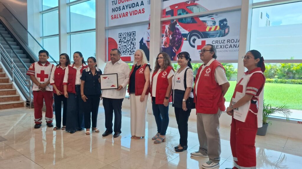 Cruz Roja suma aliados en Mérida