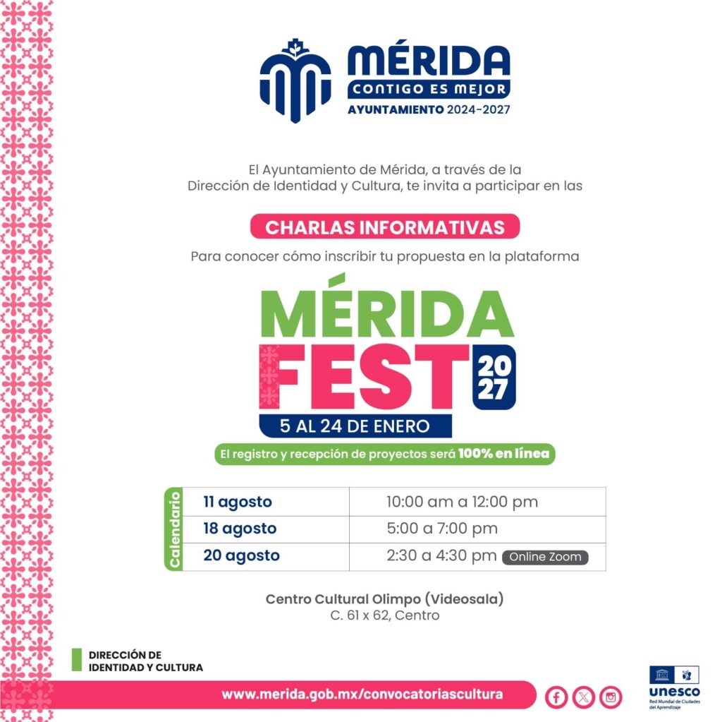 Cecilia Patrón fortalece la cultura en Mérida