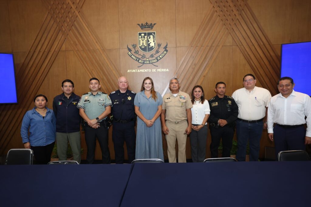 Cecilia Patrón consolida coordinación para proteger a Mérida