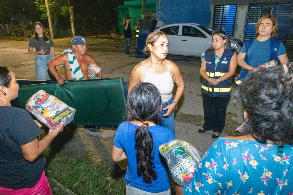 Cecilia Patrón activa apoyo para familias damnificadas