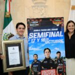 Cecilia Patrón reconoce a joven talento del automovilismo
