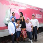 Cecilia Patrón, realizó una visita al Mastógrafo Municipal